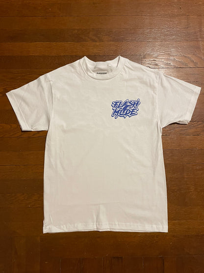 FlashMode Statement Tees Blue & White