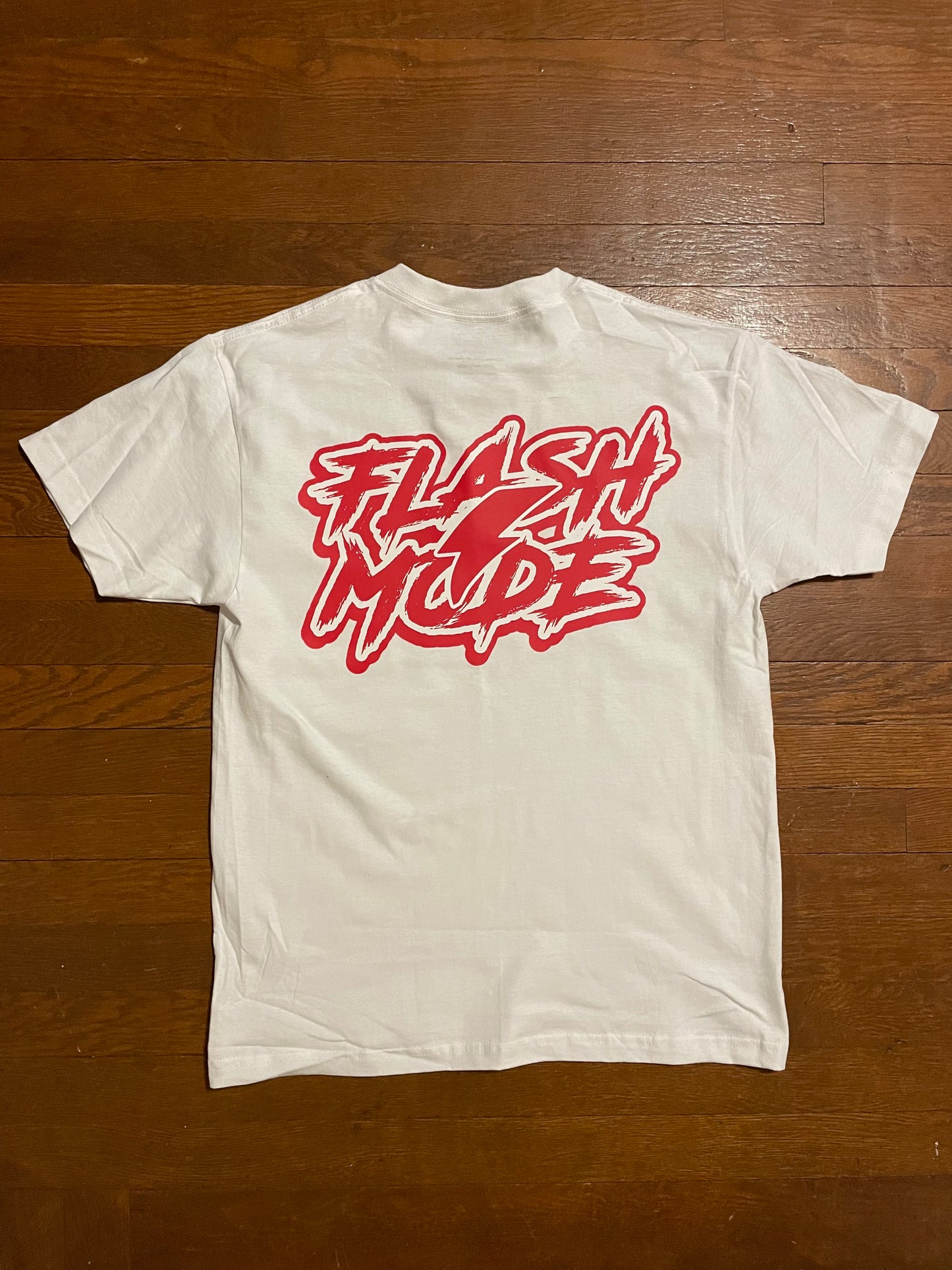 FlashMode Statement Tees Red & White